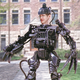 Physicist Stephen Hawking strolls the Cambridge University campus in his new $55 million exoskeleton.